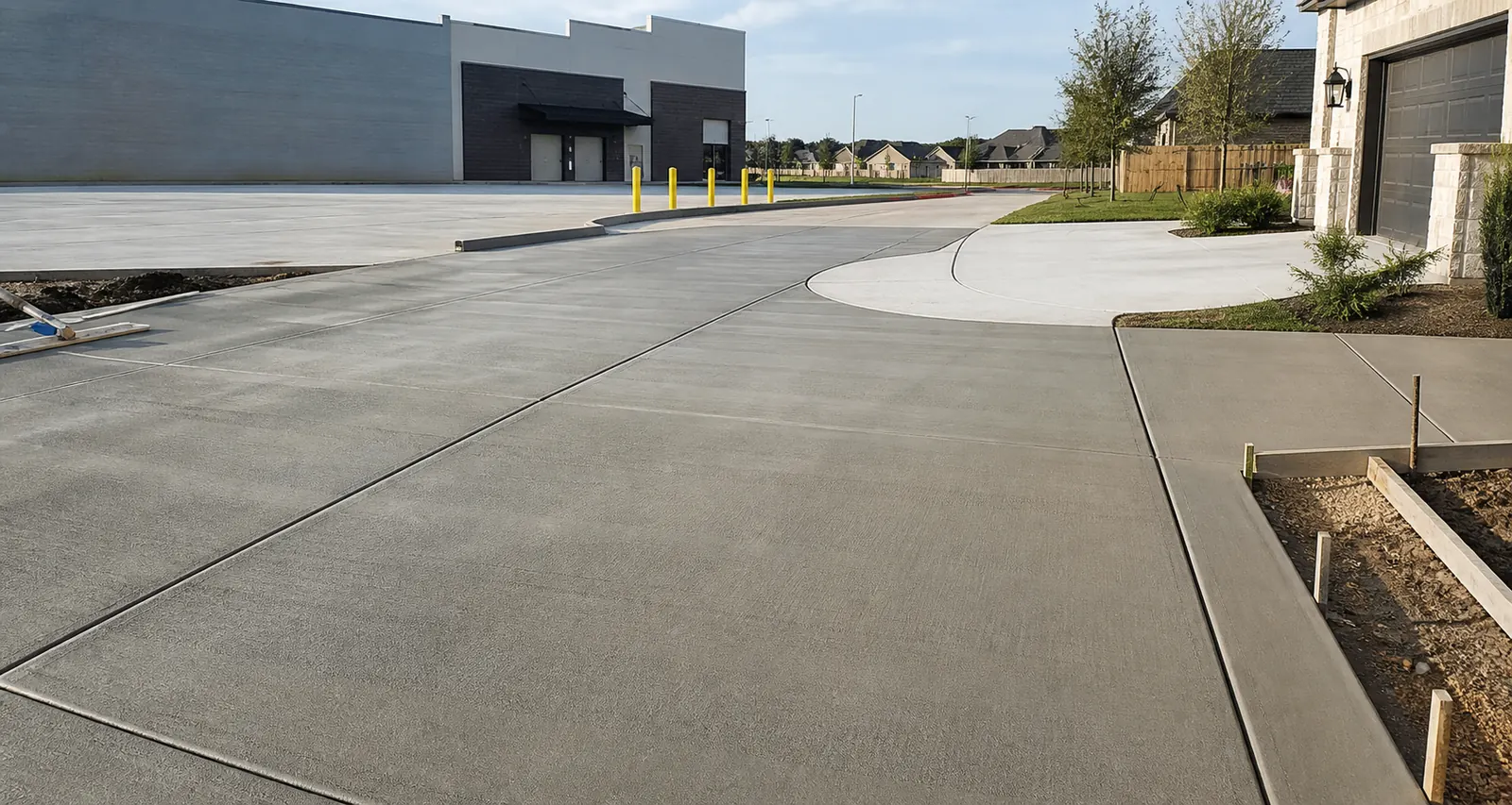 Residential and commercial concrete flatwork visual